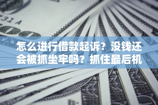 济南怎么进行借款起诉？没钱还会被抓坐牢吗？抓住最后机会！