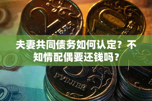 济南夫妻共同债务如何认定？不知情配偶要还钱吗？