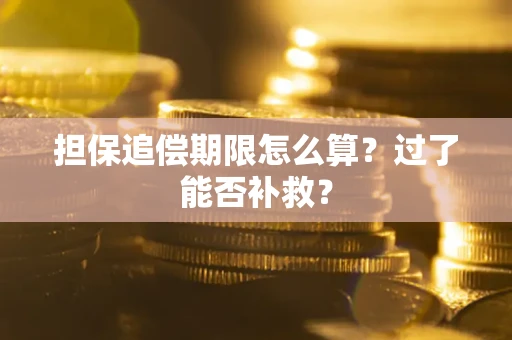 济南担保追偿期限怎么算？过了能否补救？